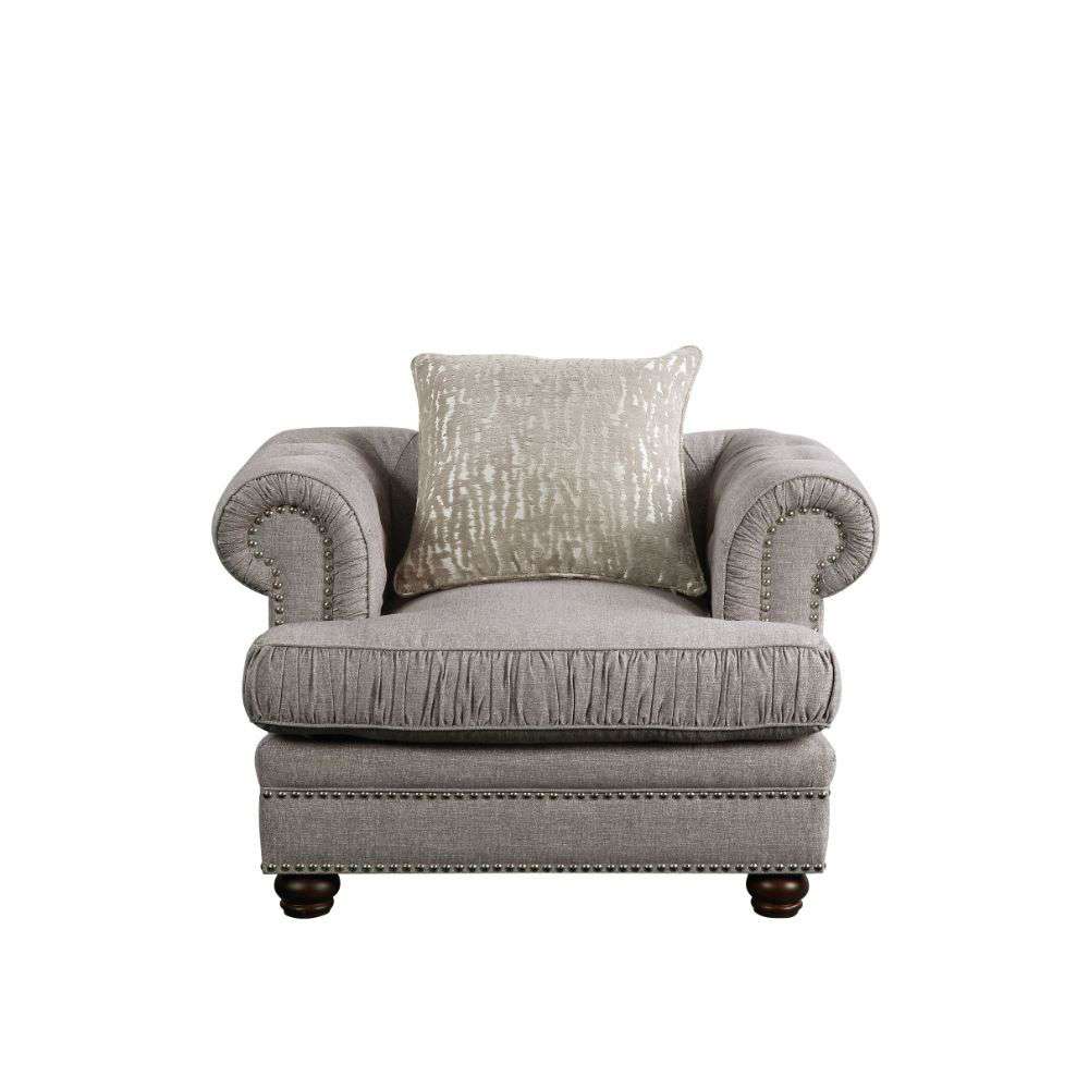 ACME Furniture - Gardenia Chair (w/1 Pillow) - 53097 veiw 2