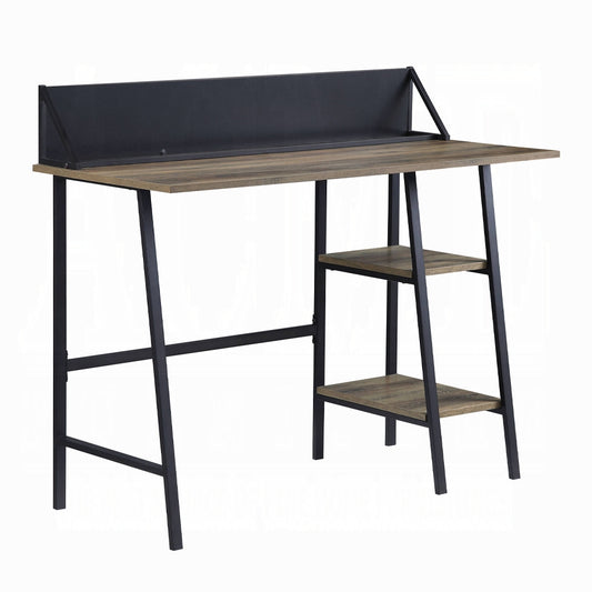 ACME Furniture - Garima Writing Desk - Rustic Oak & Black Finish - OF00321 view 1