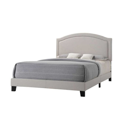 ACME Furniture - Garresso - Queen Bed - Fog Fabric - 26340Q view 1