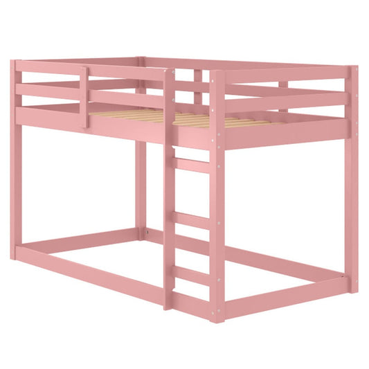 ACME Furniture - Gaston II - Twin Loft Bed - Pink  - BD00768A view 1