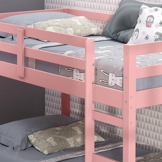 ACME Furniture - Gaston II - Twin Loft Bed - Pink  - BD00768A view 2