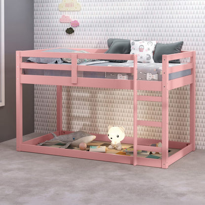 ACME Furniture - Gaston II - Twin Loft Bed - Pink  - BD00768A view 3