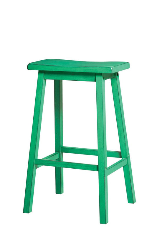 ACME Furniture - Gaucho - Bar Stool (Set of 2) - Antique Green - 96652 view 1