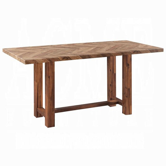 ACME Furniture - Gilsea Counter Height Table - Brown Finish - DN03725 view 1
