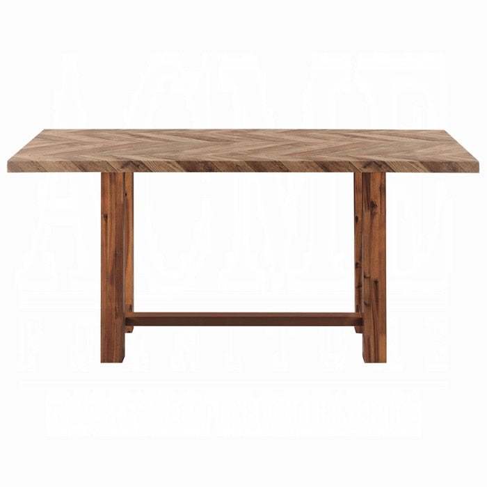 ACME Furniture - Gilsea Counter Height Table - Brown Finish - DN03725 view 2