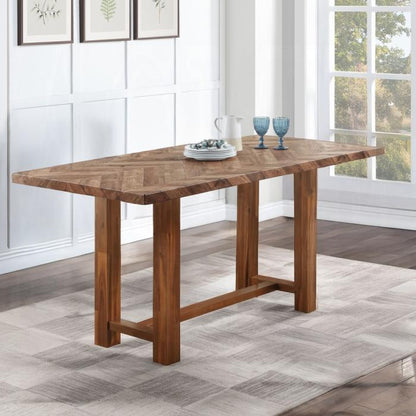 ACME Furniture - Gilsea Counter Height Table - Brown Finish - DN03725 view 4