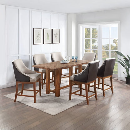 ACME Furniture - Gilsea Counter Height Table - Brown Finish - DN03725 view 5