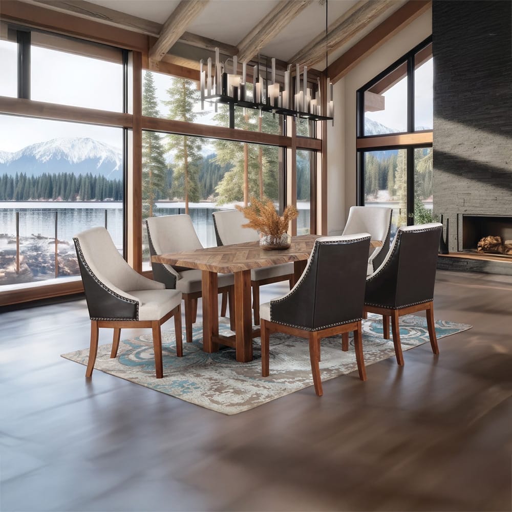ACME Furniture - Gilsea - Dining Table - Brown  - DN04395 view 7