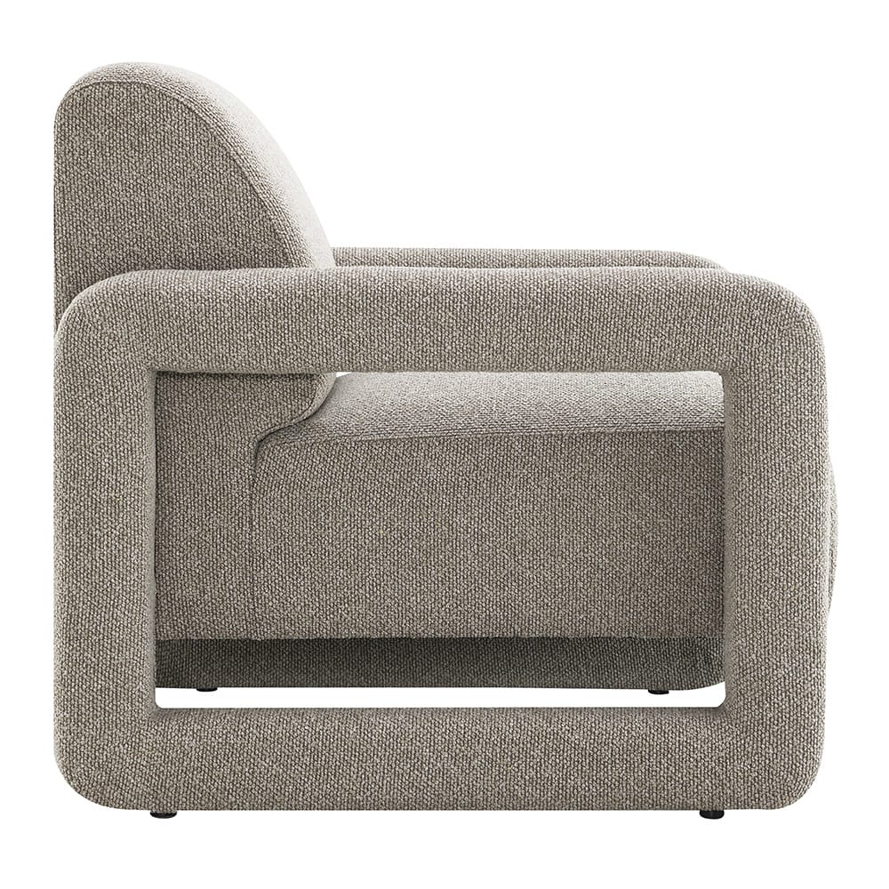 ACME Furniture - Glenda - Accent Chair - Gray Boucle - LV05382 view 3