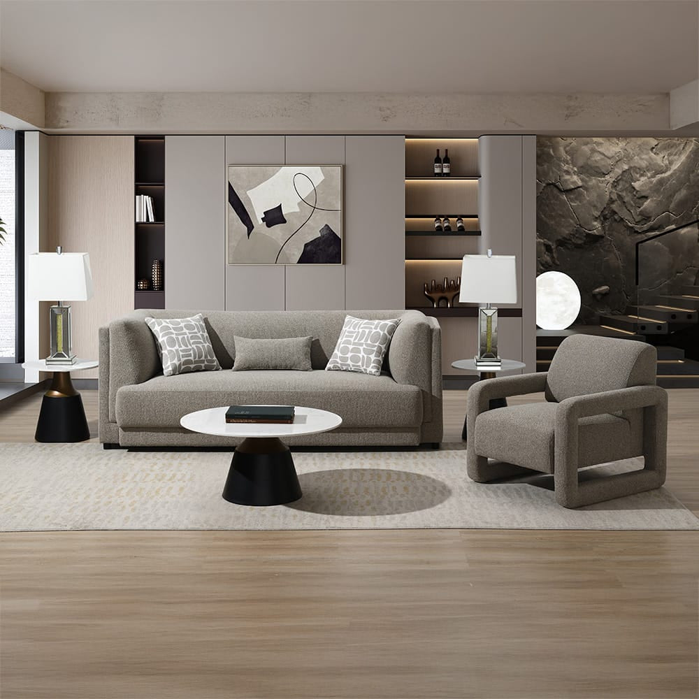 ACME Furniture - Glenda - Accent Chair - Gray Boucle - LV05382 view 7