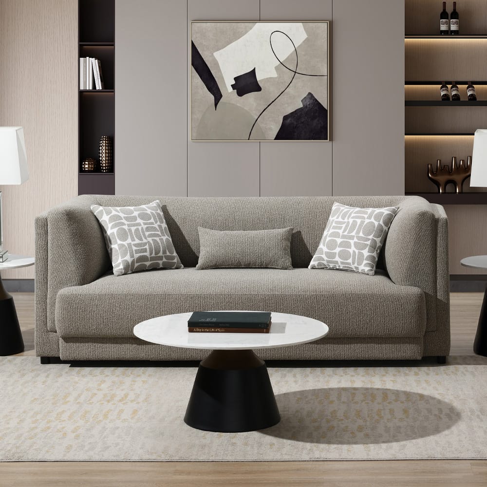 ACME Furniture - Glenda - Sofa w/3 Pillows - Gray Boucle - LV05380 view 7