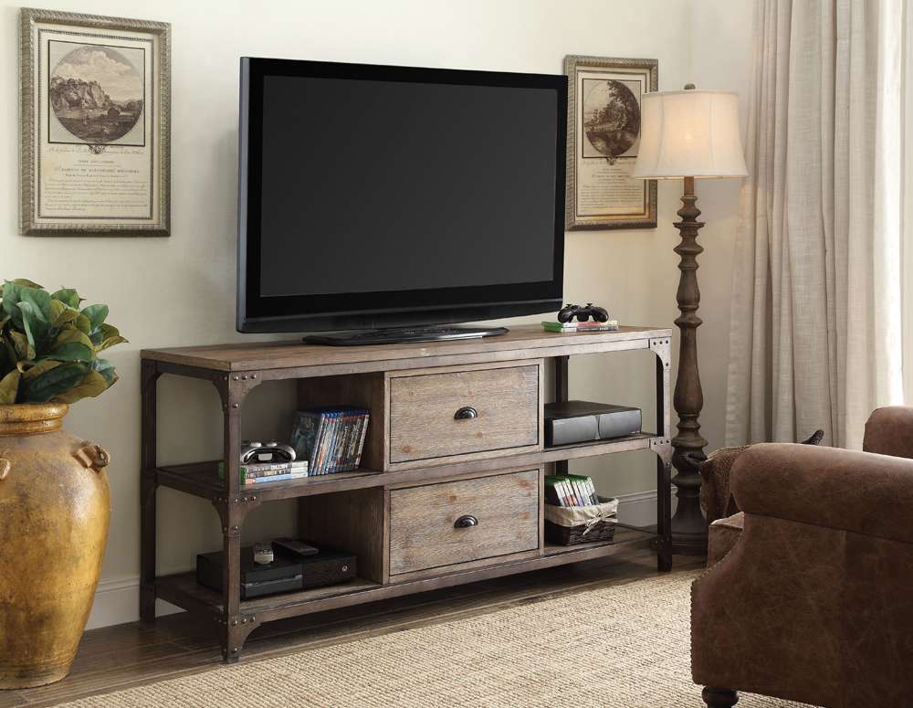 ACME Furniture - Gorden TV Stand - 91504 view 2