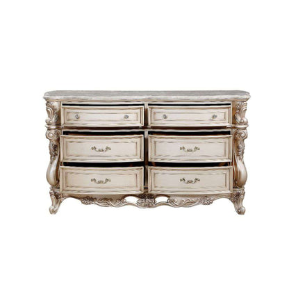 ACME Furniture - Gorsedd Dresser w/Marble Top - 27445 veiw 2