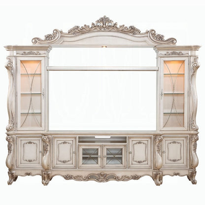 ACME Furniture - Gorsedd Entertainment Center - Golden Ivory Finish - 91440 view 3