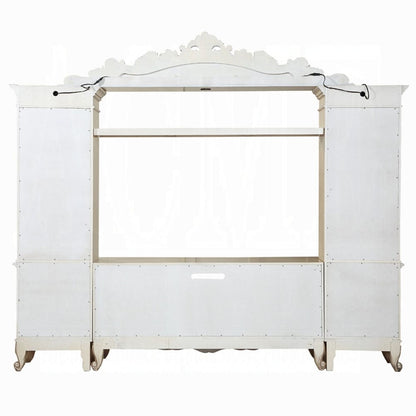 ACME Furniture - Gorsedd Entertainment Center - Golden Ivory Finish - 91440 view 4