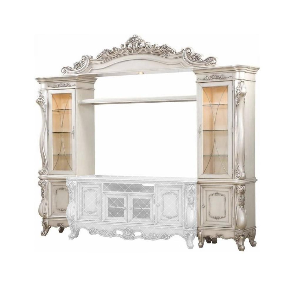 ACME Furniture - Gorsedd Entertainment Center - Golden Ivory Finish - 91440 veiw 1