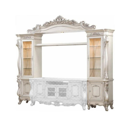 ACME Furniture - Gorsedd Entertainment Center - Golden Ivory Finish - 91440 veiw 1