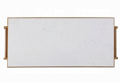 ACME Furniture - Grovaam Kitchen Island - Marble Top & Natural - AC00188 view 4
