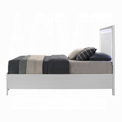 ACME Furniture - Haiden Eastern King Bed w/Storage - LED & White - BD01742EK view 3