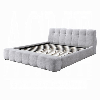 ACME Furniture - Hannah - Eastern King Bed  - Gray Chenille - BD05861EK view 1
