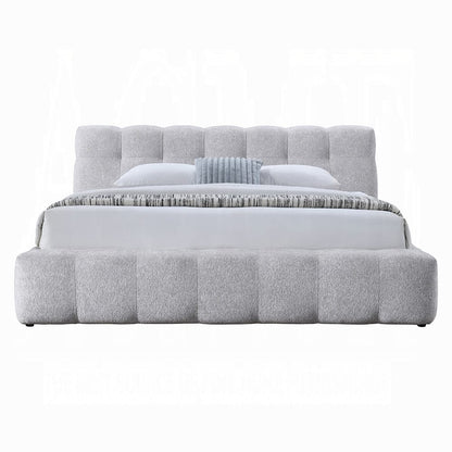 ACME Furniture - Hannah - Queen Bed - Gray Chenille - BD05862Q view 2