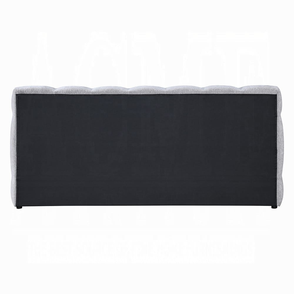 ACME Furniture - Hannah - Queen Bed - Gray Chenille - BD05862Q view 4