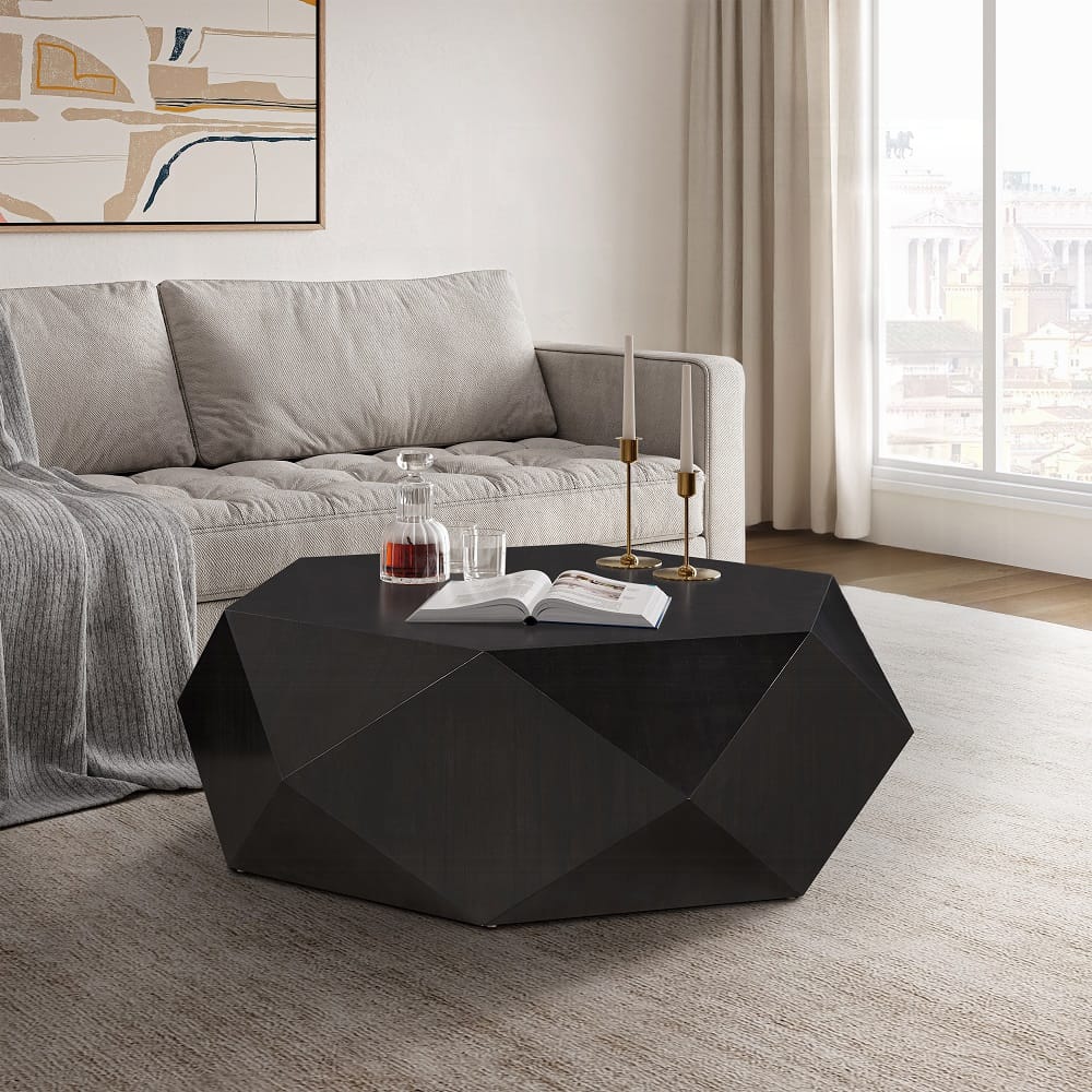 ACME Furniture - Hanniel Coffee Table - Black Finish - LV02775 view 3