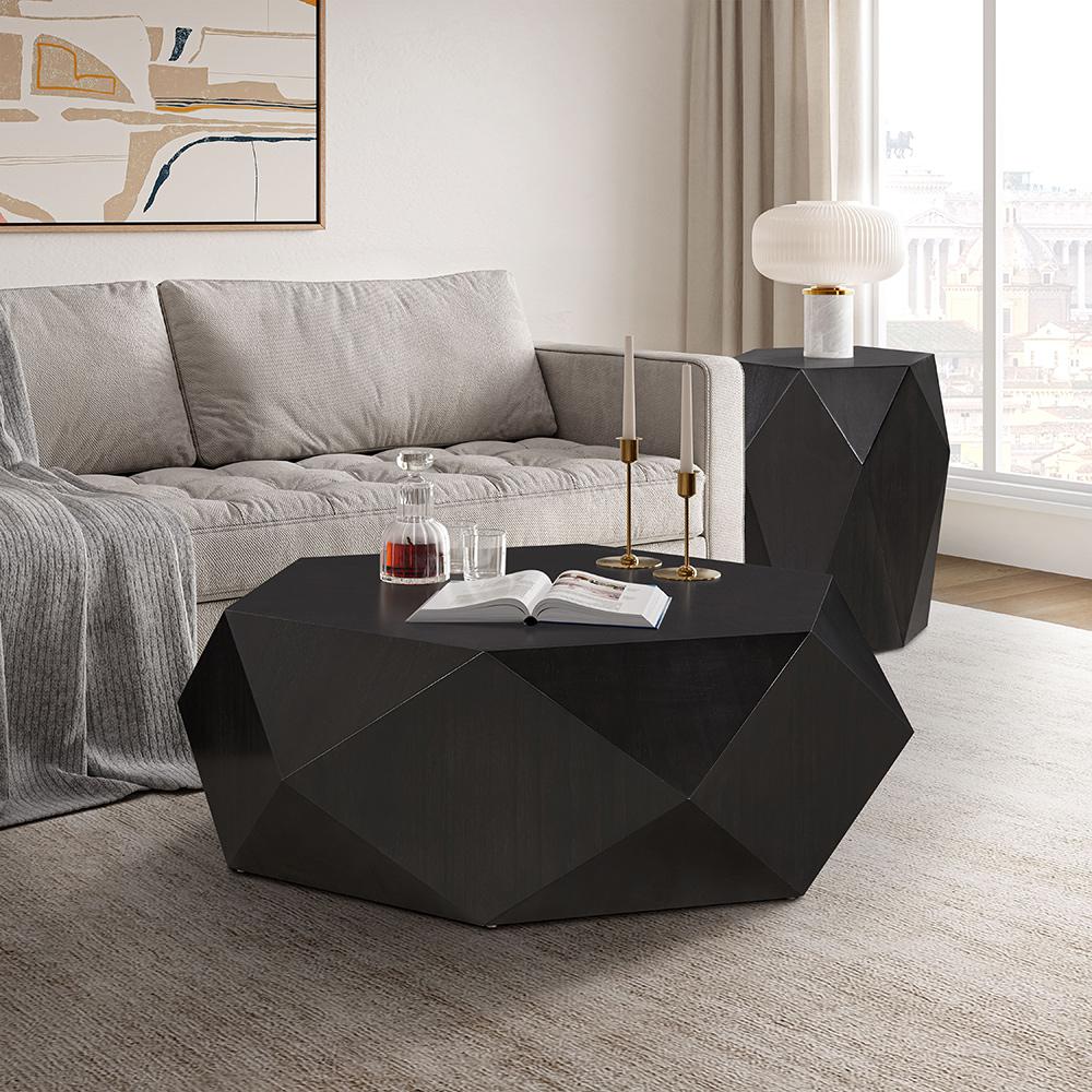 ACME Furniture - Hanniel Coffee Table - Black Finish - LV02775 view 4