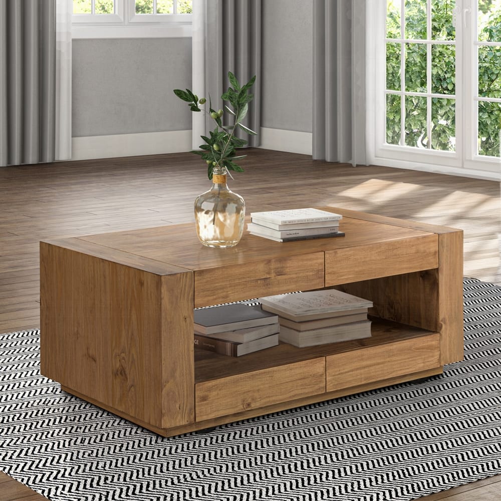 ACME Furniture - Harlan Coffee Table - Brown Finish - LV03775 view 11