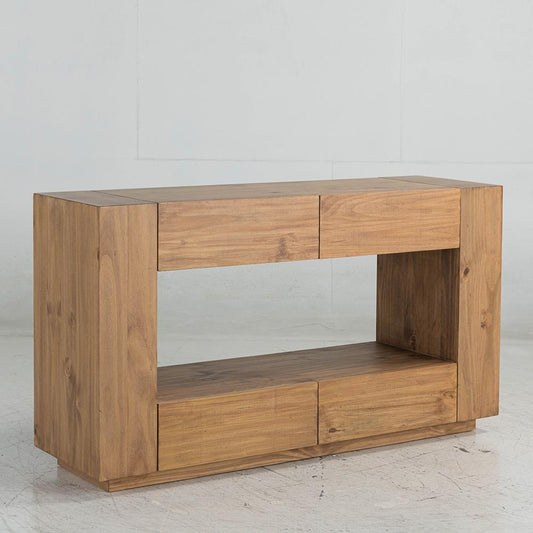 ACME Furniture - Harlan Sofa Table - Brown Finish - LV03777 veiw 1