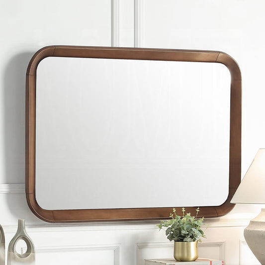ACME Furniture - Harvey - Accent Mirror - Walnut  - AC06134 view 2