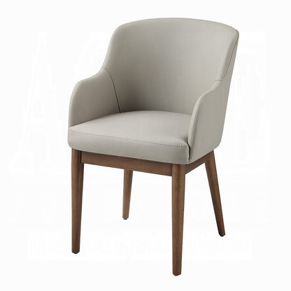 ACME Furniture - Harvey - Side Chair (Set of 2) - Synthetic Leather & Walnut  - DN06131 view 1