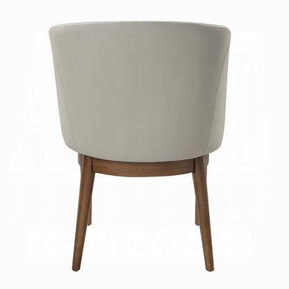 ACME Furniture - Harvey - Side Chair (Set of 2) - Synthetic Leather & Walnut  - DN06131 view 4