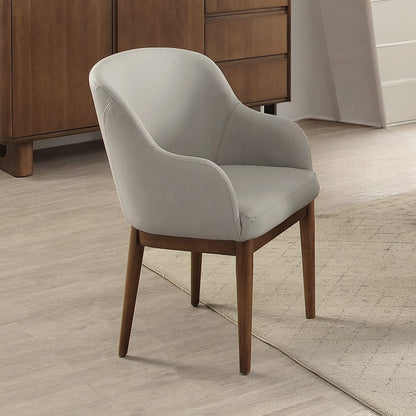 ACME Furniture - Harvey - Side Chair (Set of 2) - Synthetic Leather & Walnut  - DN06131 view 6