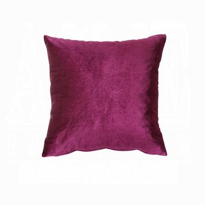 ACME Furniture - Heibero Loveseat w/2 Pillows - Burgundy Velvet - LV01401 veiw 4