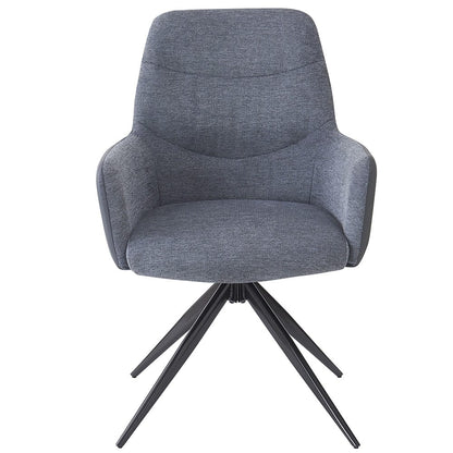 ACME Furniture - Hester - Arm Chair (Set of 2) - Gray Fabric - DN03687 view 2
