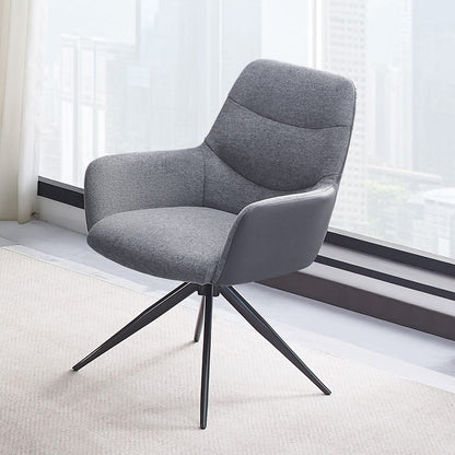 ACME Furniture - Hester - Arm Chair (Set of 2) - Gray Fabric - DN03687 view 5