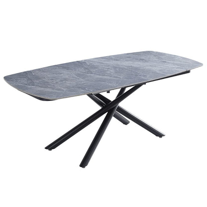 ACME Furniture - Hester - Dining Table - Ceramic Top & Black  - DN03685 view 1