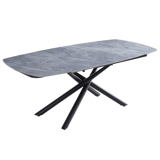ACME Furniture - Hester - Dining Table - Ceramic Top & Black  - DN03685 view 1