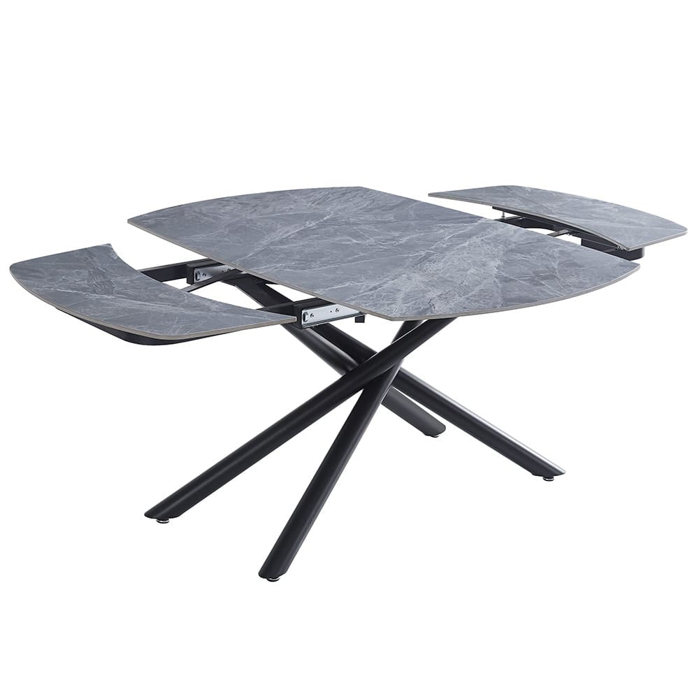 ACME Furniture - Hester - Dining Table - Ceramic Top & Black  - DN03685 view 3