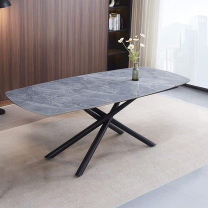 ACME Furniture - Hester - Dining Table - Ceramic Top & Black  - DN03685 view 5