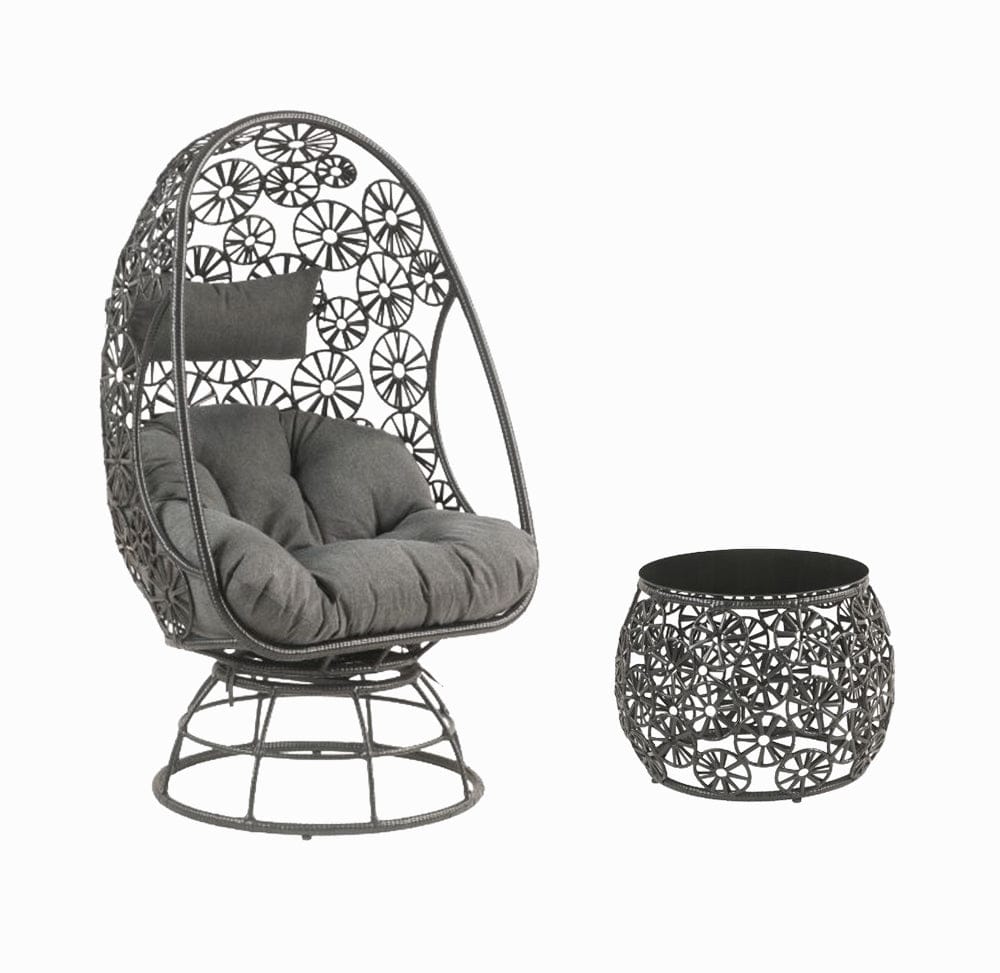ACME Furniture - Hikre Patio Lounge Chair & Side Table - 45113 view 1