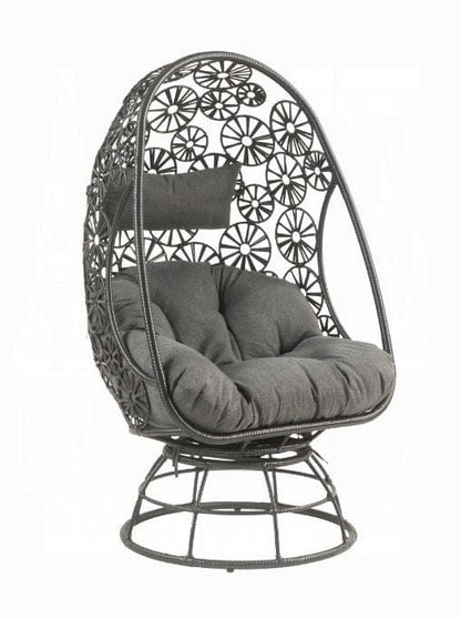 ACME Furniture - Hikre Patio Lounge Chair & Side Table - 45113 view 2