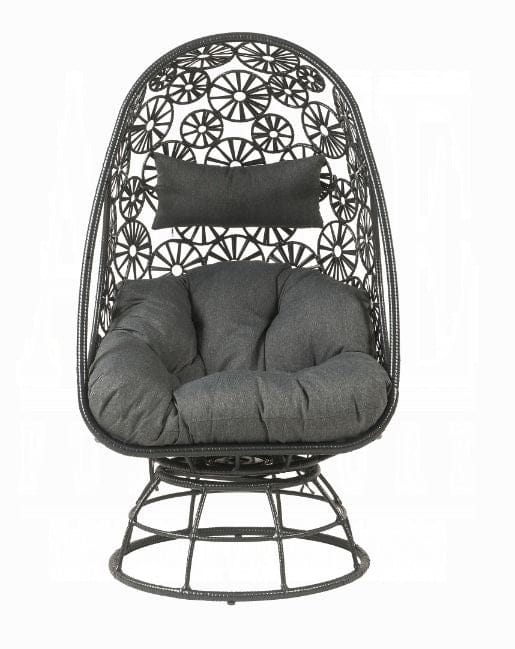 ACME Furniture - Hikre Patio Lounge Chair & Side Table - 45113 view 3