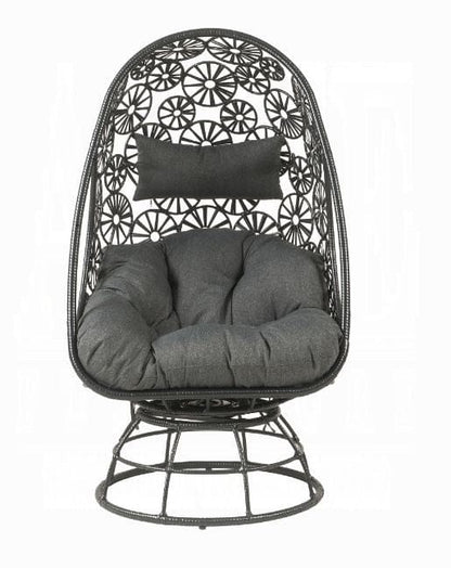 ACME Furniture - Hikre Patio Lounge Chair & Side Table - 45113 view 3