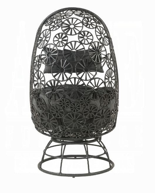 ACME Furniture - Hikre Patio Lounge Chair & Side Table - 45113 view 4