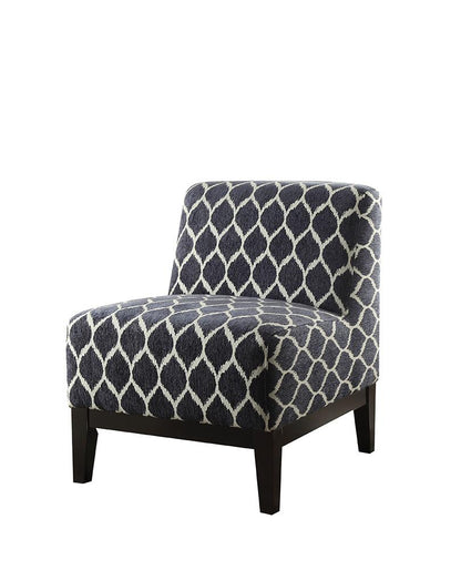 ACME Furniture - Hinte Accent Chair - Dark Blue Chenille - 59501 veiw 1