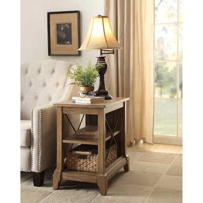 ACME Furniture - Hiroko - Accent Table - Oak - 82909 view 6