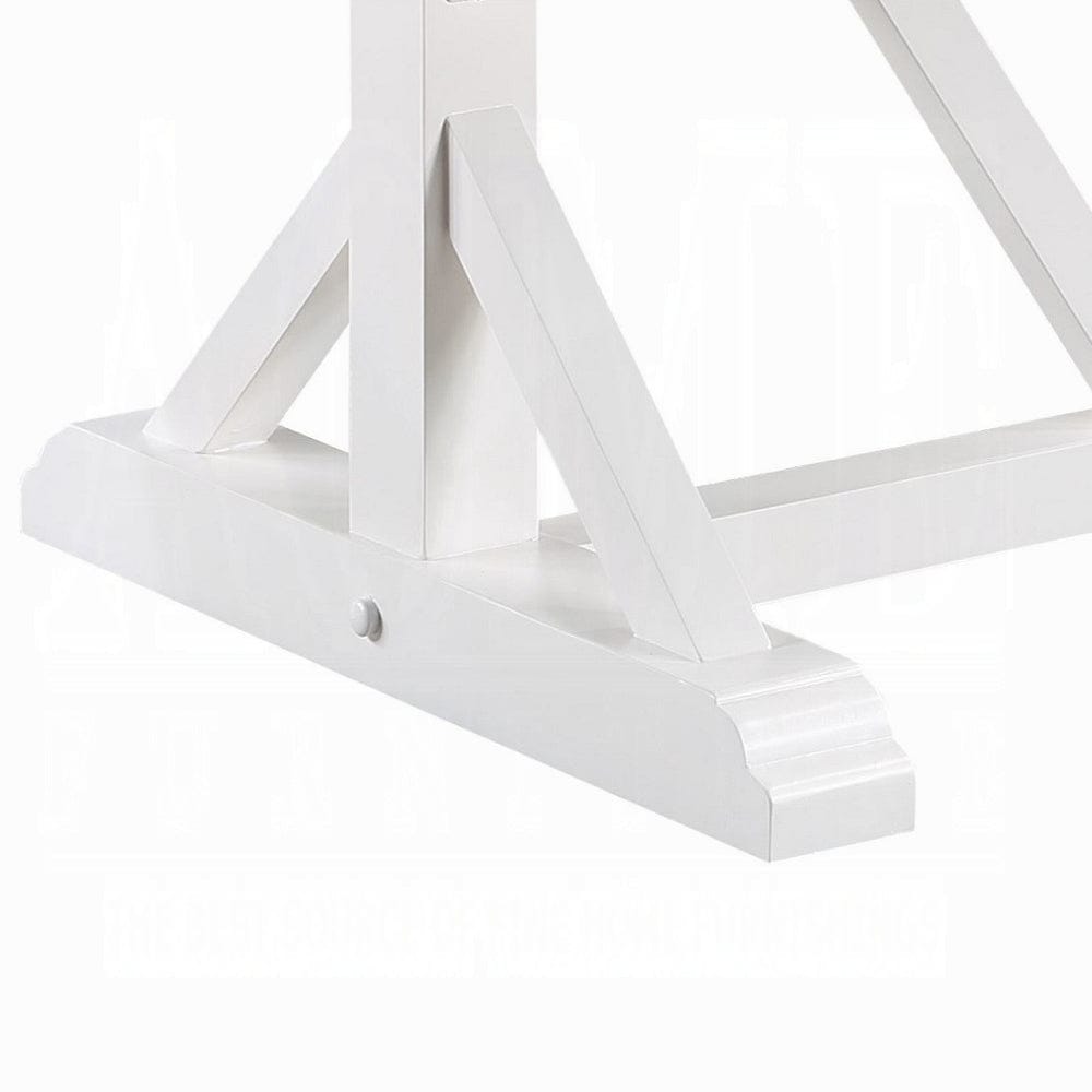 ACME Furniture - Hollyn Dining Table - Engineering Stone & White - DN02159 view 4