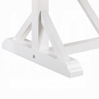 ACME Furniture - Hollyn Dining Table - Engineering Stone & White - DN02159 view 4